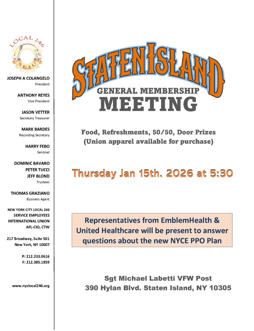 General Membership Meeting